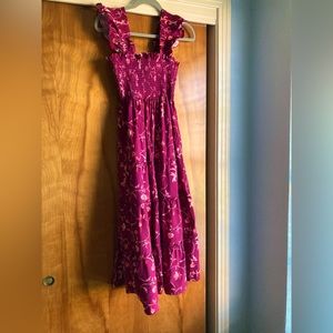 Hill House Ellie Burgundy Botanical